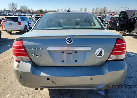 2007 Mercury Montego Luxury from USA, damaged, VIN 1MEFM40127G604860